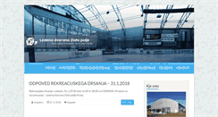 Desktop Screenshot of ledena-dvorana-zlatopolje.si